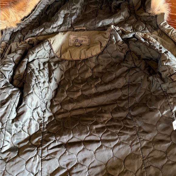NWT BASS CO Fur Hood Winter Coat - Picture 13 of 14